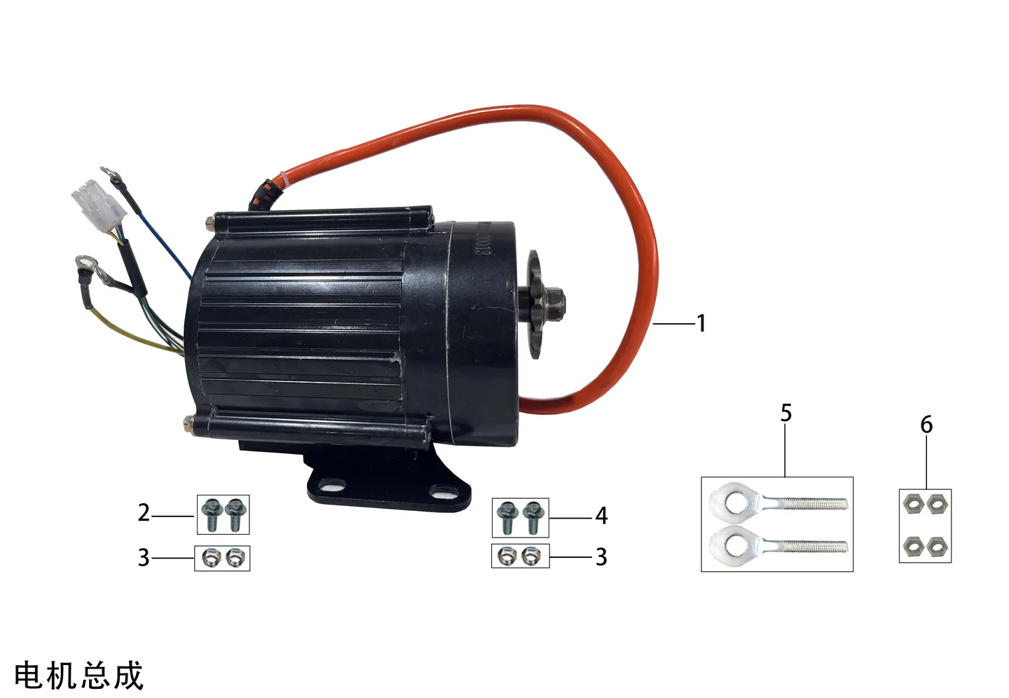 Схема — Електродвигун у зборі